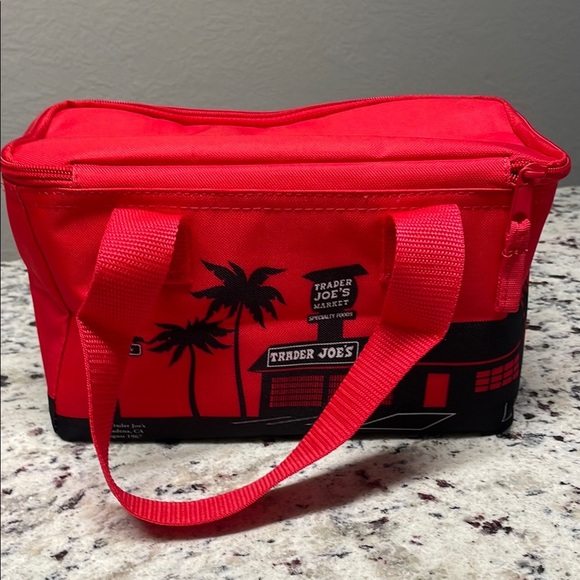 Trader Joe's Mini Red Insulated Bag - Picture 2 of 5